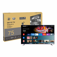 Televisor LED Inteligente Android de 75 Pulgadas Personalizable OEM, Televisor 4K con Pantallas de 32, 40, 43, 50, 65 y 75 Pulgadas, Televisor Inteligente Normal