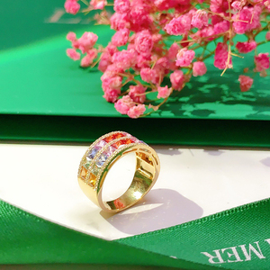 อาซูโอ 18K ทองคำแท้สีเหลือง แหวนรุ่นปริ๊นเซสคัท ประดับด้วยแซฟไฟร์ธรรมชาติแท้ สำหรับงานแต่งงาน หรือใส่ทุกวัน เป็นของขวัญสำหรับสุภาพสตรี ในวันเกิด - Product Image 4