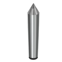Pointe de tournage solide en alliage, centre fixe demi-coupant MT2/MT3/MT4/MT5 pour machine à tournage