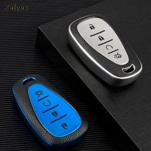 Funda de cuero suave para llave de coche, Protector remoto de alta <span class=keywords><strong>calidad</strong></span>, Tpu, para Chevrolet, Chevy, Camaro, Cruze, Malibu, Sonic - Product Image 2