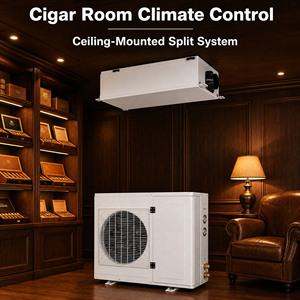 Climatiseur de plafond 4-en-1 à température et humidité constantes pour salle à cigares, cave à vin et laboratoire - Product Image 2