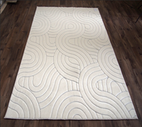 Tapis jacquard uni en microfibre douce texturée pour salon, chambre à coucher, maison moderne