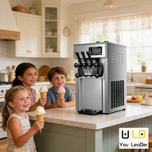 Nouvelle machine à <span class=keywords><strong>glace</strong></span> molle <span class=keywords><strong>pour</strong></span> gelato <span class=keywords><strong>et</strong></span> <span class=keywords><strong>sorbet</strong></span>, en acier inoxydable, usage commercial, motorisée, compatible Mixbakery, OEM/ODM - Product Image 3