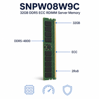SNPW08W9C 32 Go DDR5 4800 MHz ECC RDIMM 2Rx8 Mémoire serveur pour centre de données en rack d'entreprise