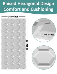 Экологичный противоскользящий коврик для ванной комнаты, бытовой душевой коврик с дренажем, противоскользящий коврик на присосках для ванны и душа - Product Image 2
