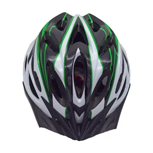 High Quality Adult Safety Cycling Bike Classic Helmet Bicycle Adult Safety Black And White Green Adult Bicycle Helmet