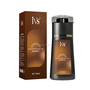 Cosmetics Supplier Manufactures Magic Permanent Black <strong>Hair</strong> Dye Shampoo 3 in 1 Natural Herbal Formula with Argan Oil 200ml Volume - Product Image 3