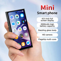 Mini smartphone Android 10.0 de haute qualité, 4 pouces, double SIM, téléphone portable avec longue autonomie, mini téléphone mobile intelligent 3G, OEM