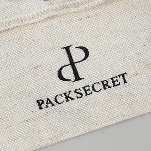 Pochette en tissu de chanvre PACKSECRET, petite, personnalisable avec logo, en coton doux et lin, pour emballage de bijoux - Product Image 5