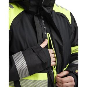 BLAKLADER - 448519779933XS Parka de invierno Hi-Vis Negro/Amarillo-EAN 7330509853238 ROPA DE TRABAJO DE LA HI-VIS - Product Image 4