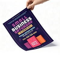 Flyers publicitaires personnalisés, brochures et affiches DM à page unique économiques, impression de manuels d'utilisation, expédition sous 72 heures
