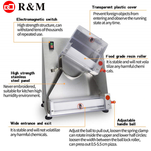 Prensa eléctrica 103 en línea rodillo para pizza y pasta-eje de máquina calentado encimera <span class=keywords><strong>Manuel</strong></span> máquina laminadora de rodillo de masa comercial - Product Image 2