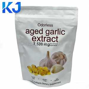 <span class=keywords><strong>Gélules</strong></span> d'extrait d'<span class=keywords><strong>ail</strong></span> <span class=keywords><strong>noir</strong></span> vieilli : Soutien à la fonction cardiovasculaire, à la circulation et à l'énergie naturelle – 300 unités, Marque privée - Product Image 1