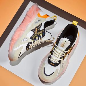 Chaussures de course et de marche personnalisées en maille 350 pour hommes, baskets dégradées tendance - Product Image 4