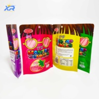 Bolsa Personalizada de PET+CP Mylar con Ventana Transparente, Sellado Térmico, Impresión por Grabado para Envasado de Alimentos y Dulces