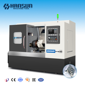 HANSUN High Precision Medium Duty Automatic CNC Turning Center Metal <b>Single</b> Spindle 3-Axis Virtual Y-axis Turret Syntec Control - Product Image 1