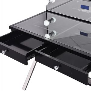 OEM Vanity Girls meja rias dengan lampu <span class=keywords><strong>2</strong></span> laci cermin berdiri dapat dilepas untuk ruang keluarga penggunaan rumah kamar mandi Hotel - Product Image 6