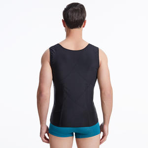 Vêtements de compression Fajas Colombianas pour homme Chemise Gaine pour homme Shaper Liposuccion - Product Image 5