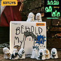 52TOYS Ghody Behold My Cat Series Mini Figures Blind Box Mystery Box Fun Office Desktop Decorations Collectible Gifts