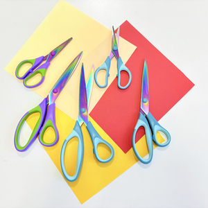 Ensemble de ciseaux de couture DIY en acier inoxydable pour la maison, multi-usages, à bords lisses, légers, avec poignée antidérapante, coupe rapide et anti-blocage - Product Image 5