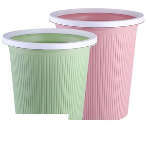 Ensemble de trois poubelles avec anneau de pression, poubelles cylindriques d'intérieur, lot de 3 - Product Image 2