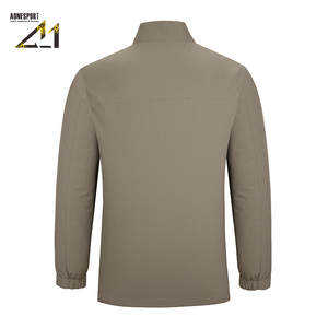 Chaqueta Impermeable con Capucha para Hombre Aonesport, Cuello Alto, Cierre de Cremallera, Nylon y Poliéster Delgados, Corte Regular, Estilo Urbano - Product Image 6