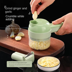 Outil <span class=keywords><strong>de</strong></span> cuisine électronique portable personnalisable Robot culinaire multifonctionnel pratique pour légumes ail opération manuelle - Product Image 4