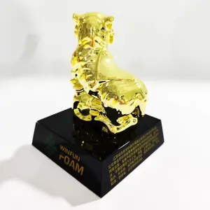 Trống Huy chương với Ribbon Logo Trophy giải thưởng tùy chỉnh hiện đại figurine Trophy kim loại huy chương mảng bám săn bắn động vật Trophy