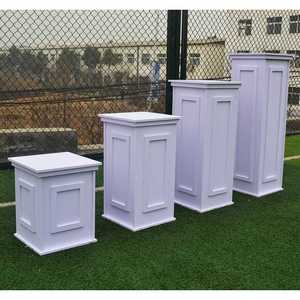 Venta al por mayor <span class=keywords><strong>de</strong></span> accesorios <span class=keywords><strong>de</strong></span> boda divididos <span class=keywords><strong>de</strong></span> PVC con pilares cuadrados, guía <span class=keywords><strong>de</strong></span> carretera al aire libre, nuevos pilares cuadrados romanos <span class=keywords><strong>de</strong></span> boda blancos europeos - Product Image 6