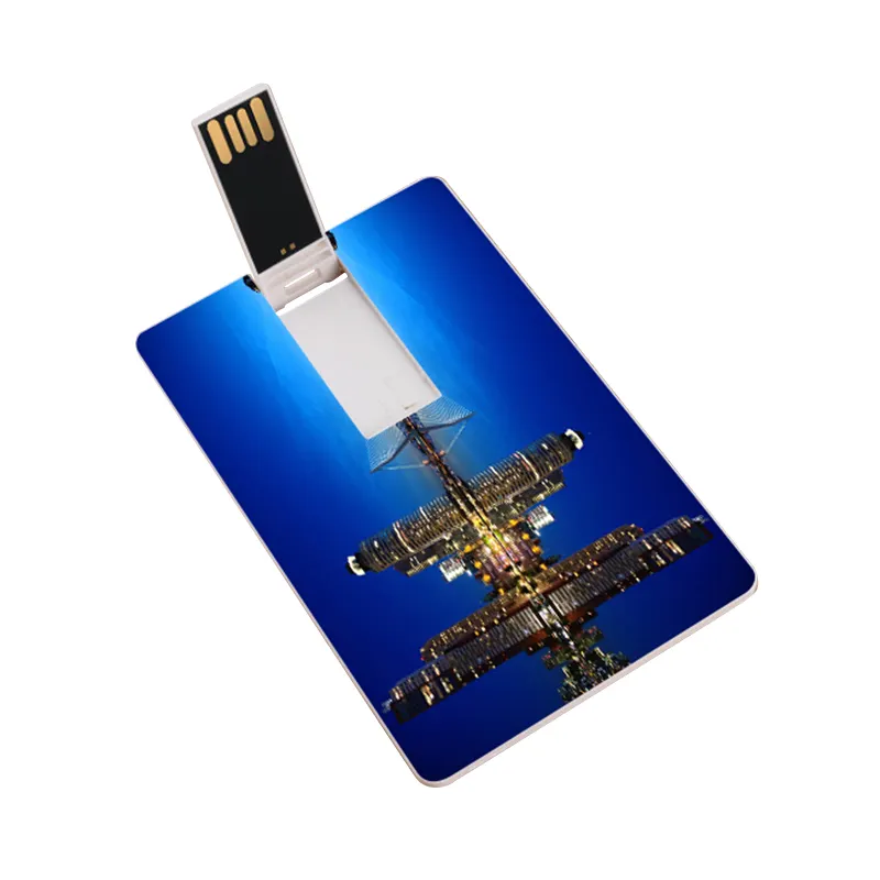 Commercio all'ingrosso USB di Memoria Flash 4GB 8GB 16GB 32GB 64GB 128GB Carta di Credito USB Flash Drive
