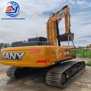 Excavadora de cadenas Sany SY215C de 22 toneladas, usada, con motor original, maquinaria de construcción - Product Image 1