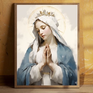 Lenguas de fuego: escena de Pentecostés con Espíritu Santo, pintura al óleo dramática-Devoción dinámica para espacios de Iglesia - Product Image 1