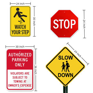 Panneaux de signalisation réfléchissants en aluminium imprimables personnalisés Parking réservé Panneau publicitaire de sécurité routière "No Parking" Road ADT Sign - Product Image 2