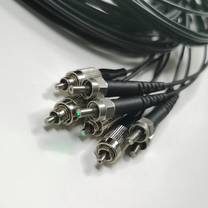 Câble optique noir SMA-FC 1000um, cordon de raccordement en fibre optique pour équipement industriel - Product Image 3