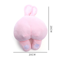 Creative corgi Butt peluche chien brosse à dents jouet à mâcher écologique peluche jouet pour animaux de compagnie