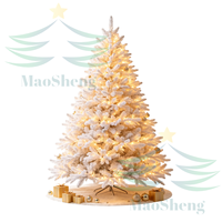Sapins de Noël pré-éclairés 6 pieds LED artificiels pour extérieur et intérieur, vente en gros, fournisseur OEM, personnalisables