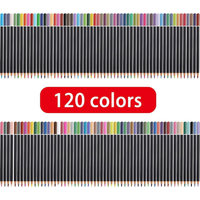 Juego de lápices de colores de 120 colores para adultos, lápices de colores profesionales para artistas vibrantes para dibujar, dibujar, núcleo suave a base de aceite