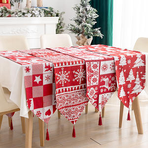 Camino <span class=keywords><strong>de</strong></span> Mesa Navideño <span class=keywords><strong>2022</strong></span>, Camino <span class=keywords><strong>de</strong></span> Mesa Tejido con Diseño <span class=keywords><strong>de</strong></span> Árbol <span class=keywords><strong>de</strong></span> Navidad, Papá Noel, Copos <span class=keywords><strong>de</strong></span> Nieve y Muñeco <span class=keywords><strong>de</strong></span> Nieve, Mantel para Fiesta <span class=keywords><strong>de</strong></span> Navidad - Product Image 3