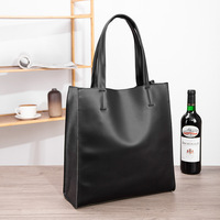 Sac fourre-tout en PVC grande capacité pour hommes, style rétro européen/américain tendance, décontracté, vintage, pour un usage quotidien