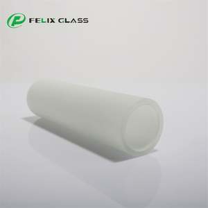 Cúpula de Vidrio Blanco Opalino Mate y Brillante de Tamaño Mediano, Pantalla de Lámpara Regulable que Cuida la Vista con Tubo de Vidrio para Lámpara Colgante o Araña - Product Image 2