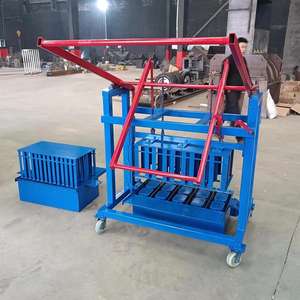 Mesin Pembuat Batu Bata <span class=keywords><strong>Manual</strong></span> Portabel Sistem Interlocking Harga Pabrik Langsung - Product Image 2