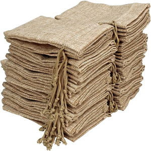 Sacs à cordon en <span class=keywords><strong>Jute</strong></span> réutilisables en lin personnalisables 10*14cm petites pochettes en <span class=keywords><strong>toile</strong></span> <span class=keywords><strong>de</strong></span> <span class=keywords><strong>jute</strong></span> pour usage domestique sacs à perruques - Product Image 6