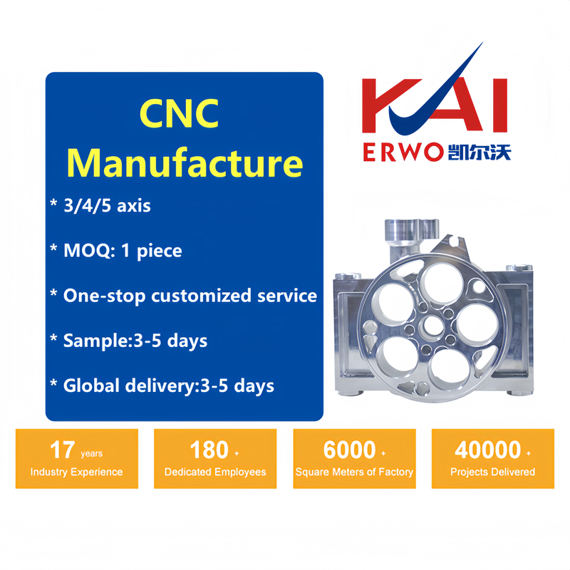 KAIERWO Custom Anodizing Color CNC Machining