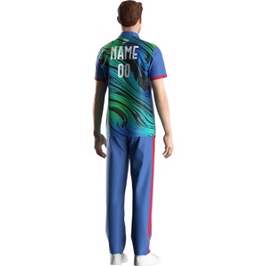Maillot de cricket à séchage rapide pour l'entraînement et la course, sublimation, tenue d'équipe, maillot du Bangladesh, vente en gros Chine, nouveau design - Product Image 6