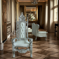 Sillón de Lujo para Eventos, Tipo Trono, Económico y Duradero, Venta al Por Mayor