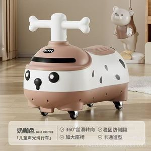 Childrens Ride On Car Four Wheel Balance Scooter For 1-3 Years Old Kids Unisex Plastic Toy With Lights And Music - Product Image 5