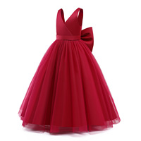 Robe de princesse de Noël pour adolescentes, robe élégante pour demoiselle d'honneur, robe de bal de mariage, robe de fête d'anniversaire pour enfants, Vestidos