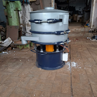 Machine de tamisage de haute précision pour poudres et particules avec port d'accès, tamis vibrant circulaire à un seul étage