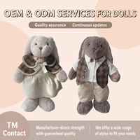 Kulit Boneka Hewan Kosong DIY Berkualitas Tinggi untuk Isian Sendiri (Kelinci, Beruang, Monyet)