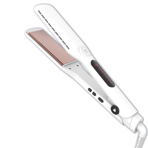 Lisseur de cheveux professionnel infrarouge à plaques larges en céramique, personnalisable avec marque privée, portable - Product Image 1